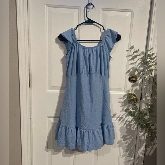 ASOS baby blue midi dress like new condition size 8 medium - Picture 6 of 6